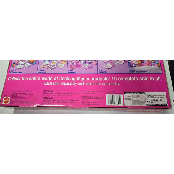 Barbie Sweet Treats Shop Cooking Color Change Magic Set 1998 NEW in Box - Picture 8 of 9